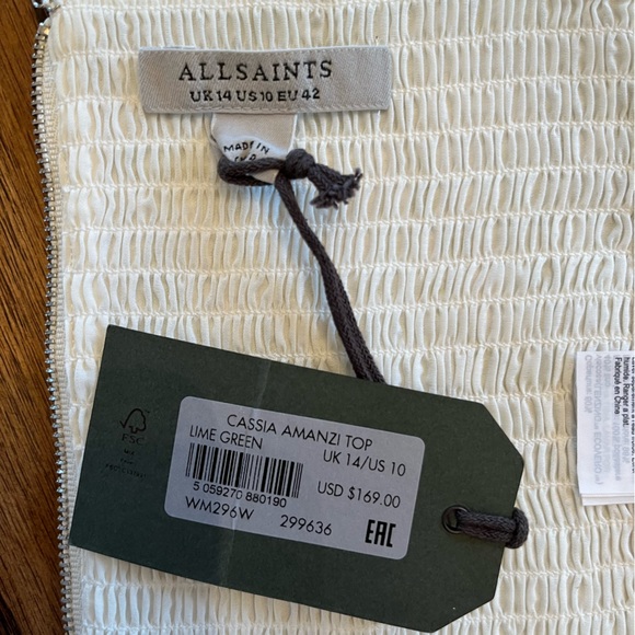 NWT | All Saints Cassia Amanzi Crop Ditsy Floral Bralette Top - Picture 8 of 8